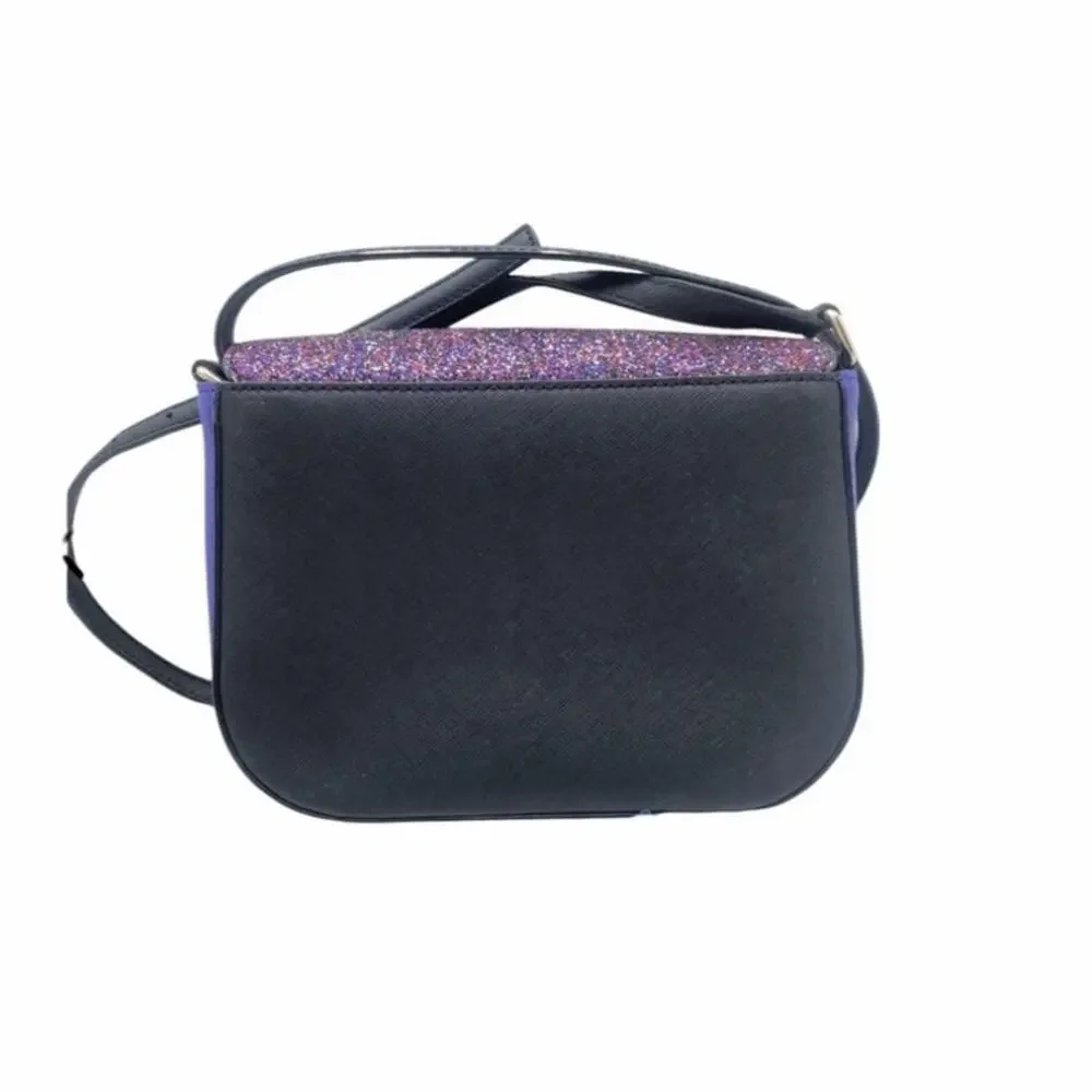 Kate Spade Laurel Way Carsen Purple Glitter Crossbody